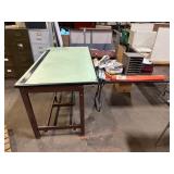 Drafting Table and Supplies