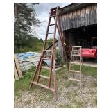 Wooden 9ft Apple Picking Ladder