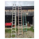4 Aluminum Extension Ladders
