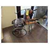Antique Horse Themed Tricycle