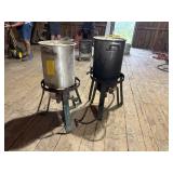 2 Turkey Fryers