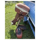 Johnson Seahorse 10HP Engine with Gas Tank