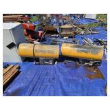 2 Master Forced Air Propane Heaters