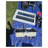Stainless Steel Sink & Window