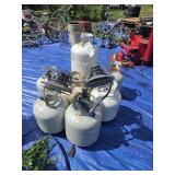 7 Propane Tanks