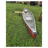 16ft Canoe with a Truck Hitch Extender
