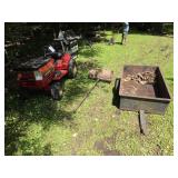 Lawn Chief Riding Mower, Lawn Cart & Roller