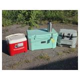 2 Igloo and 1 Grizzly Cooler