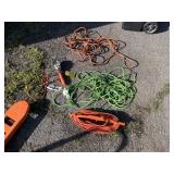 3 Extension Cords, 1 Plug-in Work Light