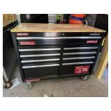 Husky Tool Box w/ Wood Top