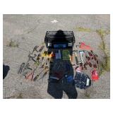 Tool Box with Handle and Tools