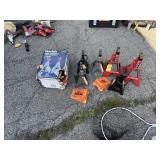8 Jack Stands and 2 Wheel Chocks