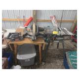 Table Saw, Compound Miter Saw, Belt Sander