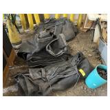 Greenhouse tarps with clips