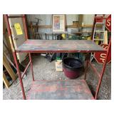 Red Rolling Cart