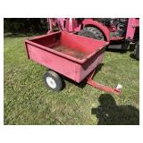 Red Lawn Cart