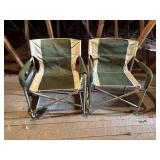 2 Fuji Industries 300lb Camping Chairs