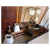 Night Stands, Lamps, Baskets