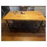 Solid Wood Top Kitchen Island