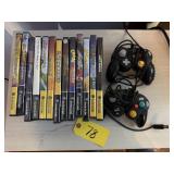 Nintendo GameCube Games and Controllers
