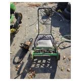 Reel Push Mower, Poulan Pro Chainsaw, Leaf Blower