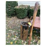 Wooden Mortar and Pestle