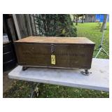 1915 Army Chest on Wheels