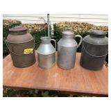 4- Milk Cans