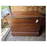 Large Wooden Carpenters Chest