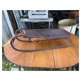 19th Century Grindel Woods Ramï¿½s Horn Sled