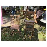 High Chair and Rocking Chair