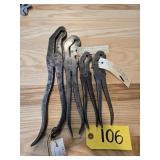 Wm. Worth & Co Parrot Head/Lightning Style Pliers