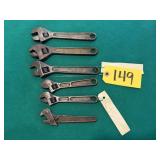8in and 6in Adjustable Wrenches