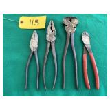 4- Vintage Pliers