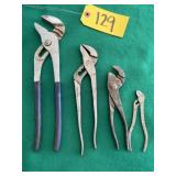 4 Slip Joint Pliers