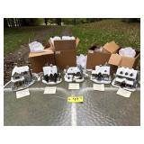 5- Thomas Kinkade Village Pieces