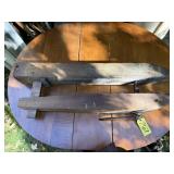 Large Wooden Post Vise