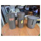 3 Vintage Cream Cans