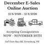 December 2026 E-Sales Online Auction
