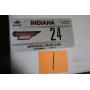 IMS OFFICIAL PACE CAR PLATE 24 BRICKYARD 400 2003