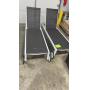 2 CHAISE LOUNGER CHAIRS W/ FRONT WHEELS