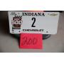 IMS INDY 500 CHEVROLET LICENSE PLATE 2