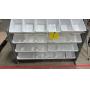 WHITE/GREY 20 BIN TOY ORGANIZER
