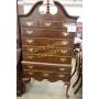 DK WOOD HIGHBOY CHEST (11 DRAWERS)