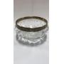 STERLING TOP CRYSTAL BOWL
