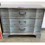 HAND PAINTED SERPENTINE FRONT DECORATOR CHEST