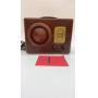EMERSON ANTQ WOOD TUBE RADIO W/ INGRAHAM CABINET