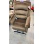 NEW PRI BROWN FABRIC LIFT CHAIR