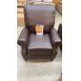 ABBYSON LIVING BROWN PUSHBACK RECLINER
