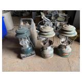 3 Coleman lanterns
